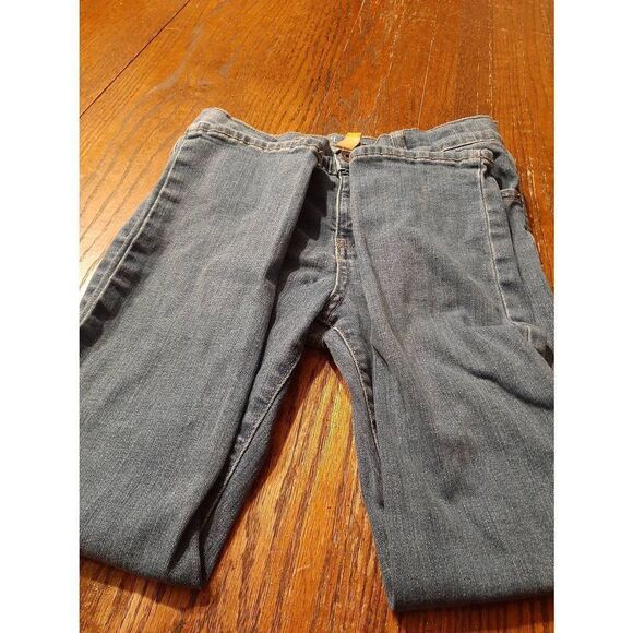 Boys 8 Husky Place Skinny Denim Blue Jeans Adjustable Waist w/ Pockets - Picture 3 of 4